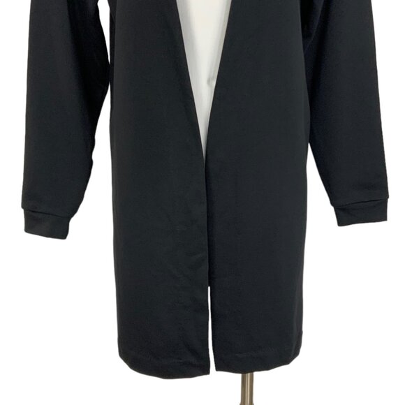 Gymshark x Whitney Simmons Oversized Robe XS Black Open Front Athleisure Lounge - Picture 10 of 12